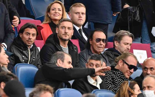 Totti e il rapporto con la nuova compagna Noemi