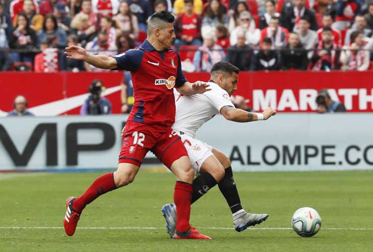 Lopes con la maglia del Siviglia - Foto ANSA - Ilromanista.it