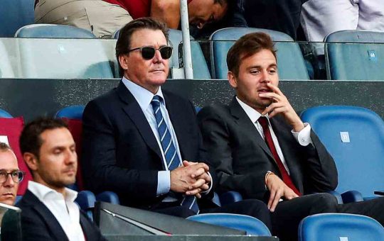 La dirigenza Friedkin allo Stadio Olimpico - Foto ANSA - Ilromanista.it