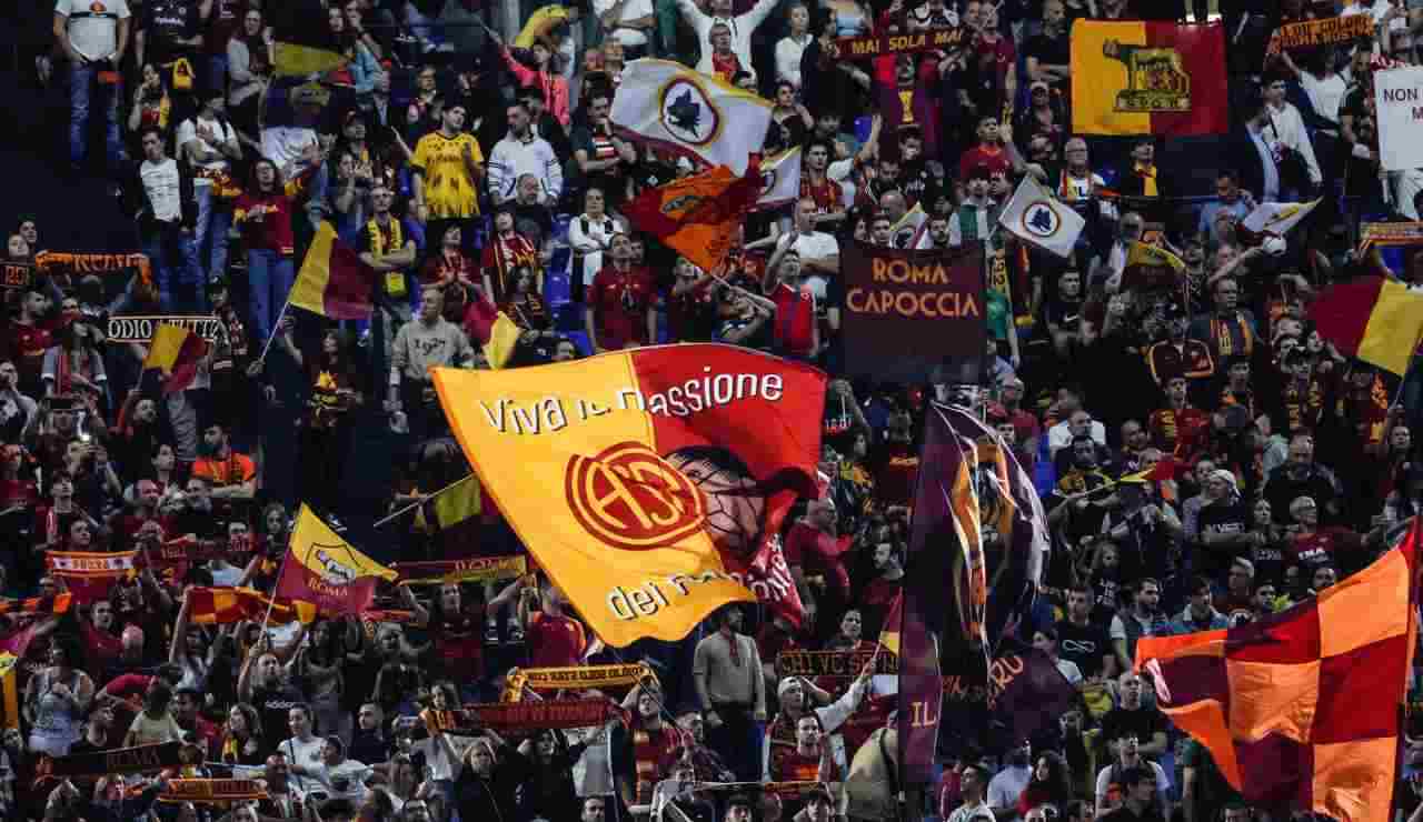 La tifoseria della Roma - Foto ANSA - Ilromanista.it