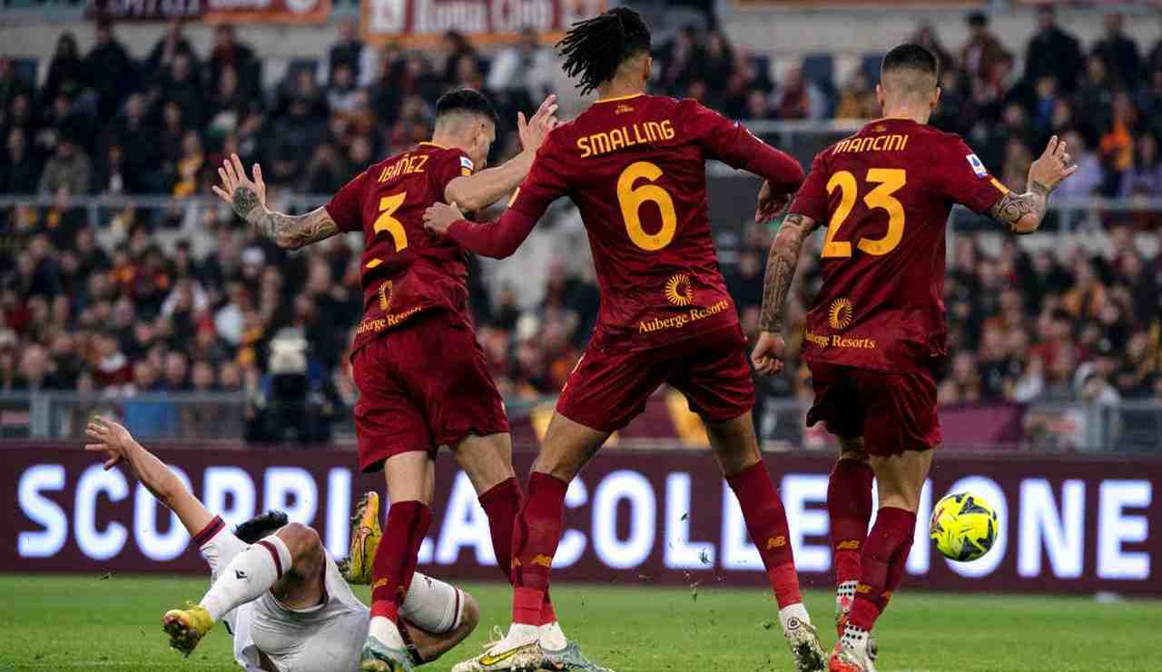 La difesa della Roma - Foto ANSA - Ilromanista.it