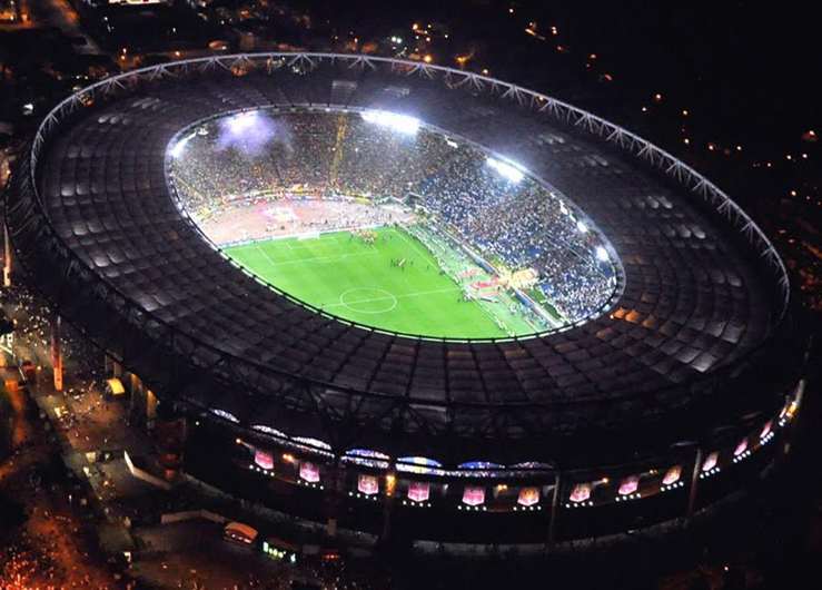 Lo Stadio Olimpico dall'alto - Foto ANSA - Ilromanista.it