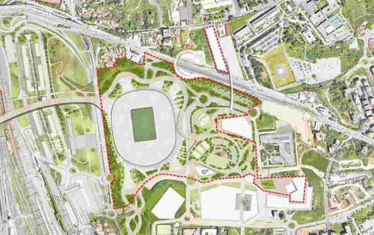 Stadio della Roma a Pietralata