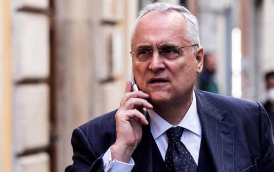 Claudio Lotito, presidente della Lazio - Foto ANSA - Ilromanista.it