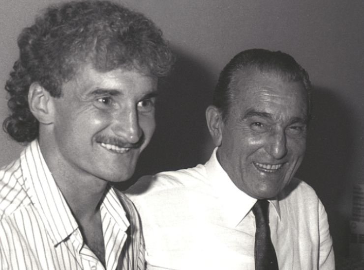 Rudi Voeller e Dino Viola