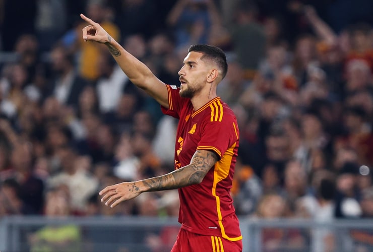 Il capitano della Roma Lorenzo Pellegrini a segno in Europa League - Foto ANSA - Ilromanista.it