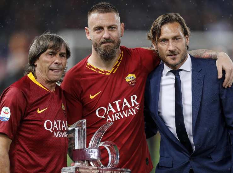 Conti-De Rossi-Totti - ansa - ilromanista.it