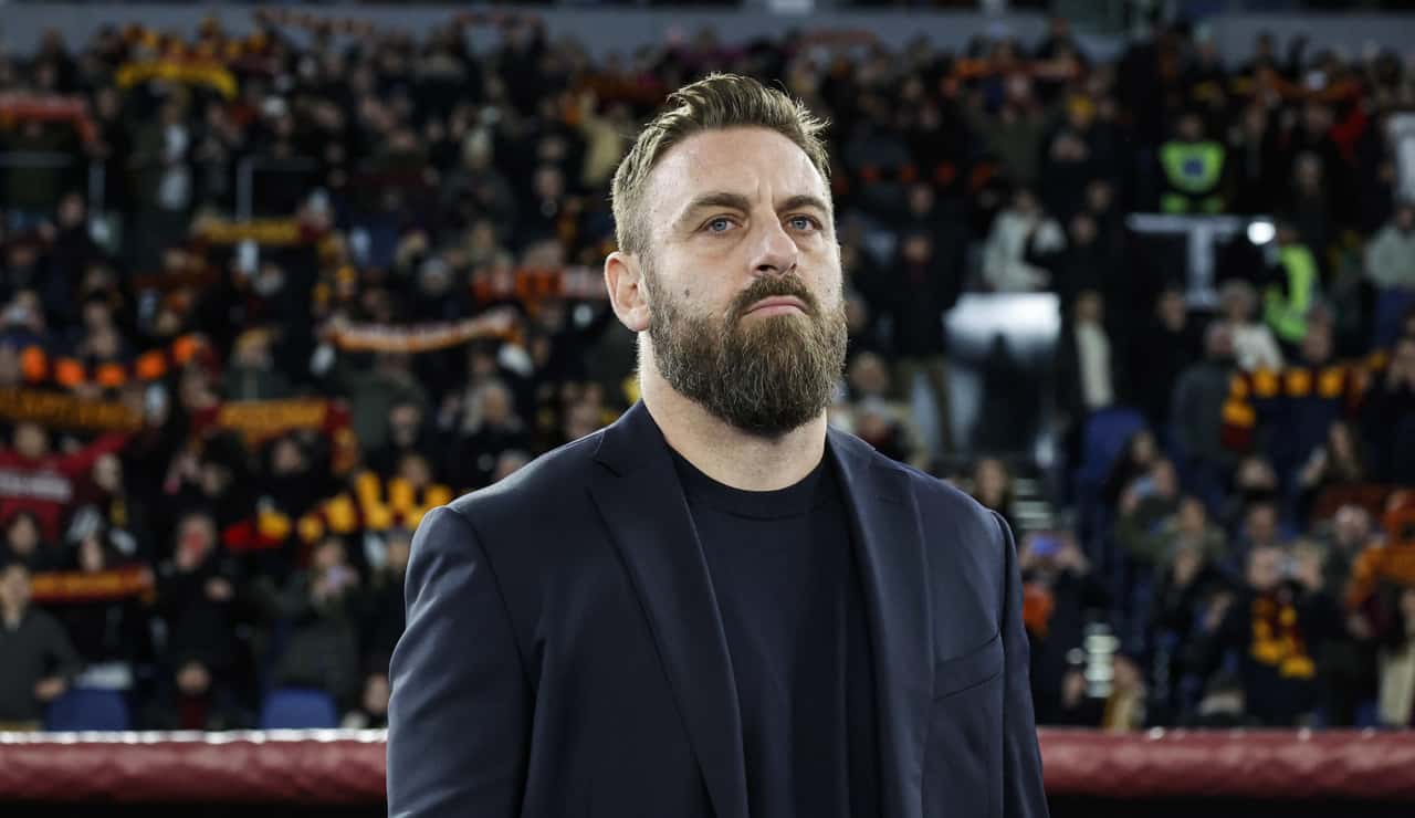 Daniele De Rossi al suo esordio sulla panchina della Roma - Foto ANSA - Ilromanista.it