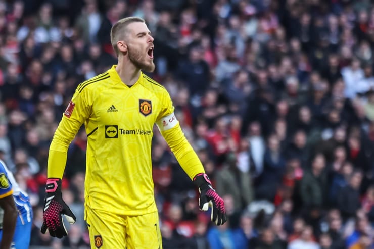 David De Gea con la maglia del Manchester United - Foto ANSA - Ilromanista.it