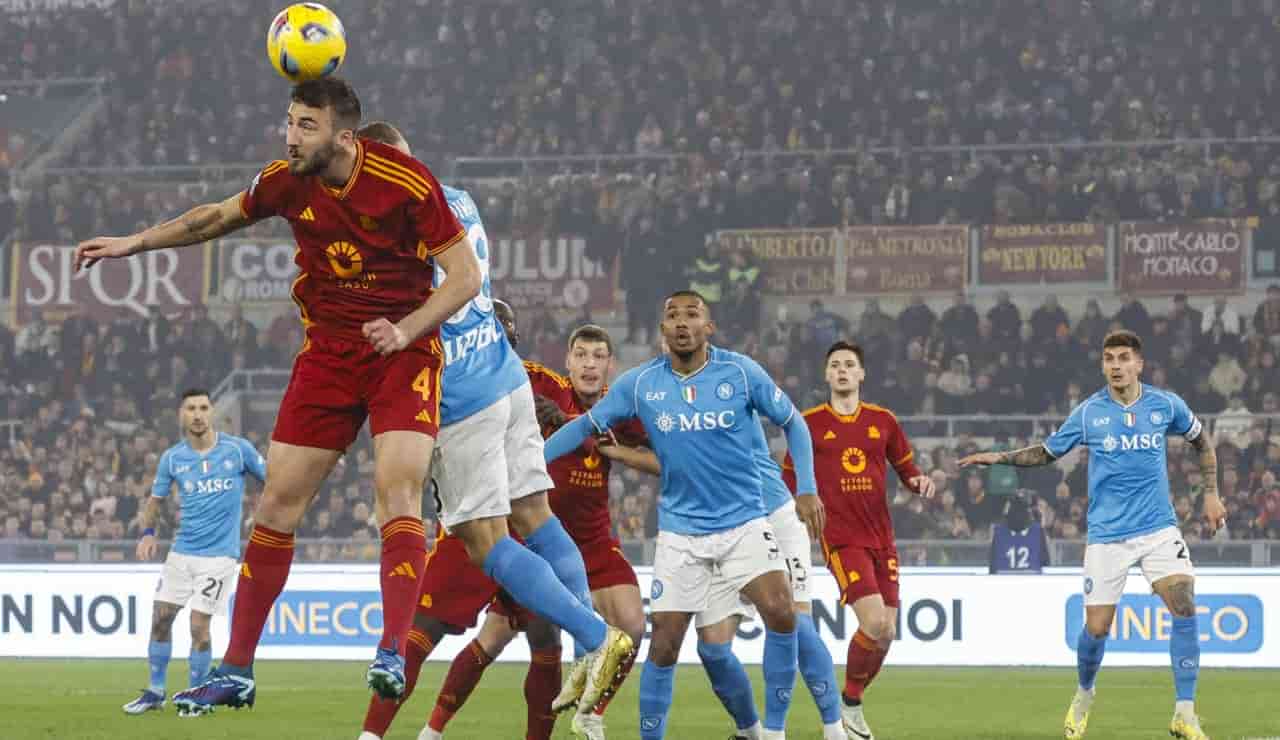 Roma vs Napoli di questo girone d'andata - Foto ANSA - Ilromanista.it