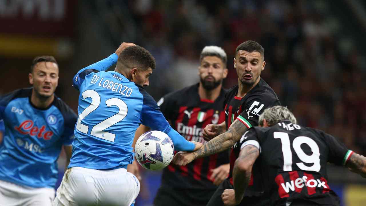 Napoli-Milan scontro di gioco