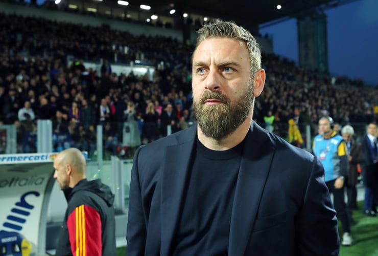 Daniele De Rossi in panchina a Frosinone - Foto ANSA - Ilromanista.it