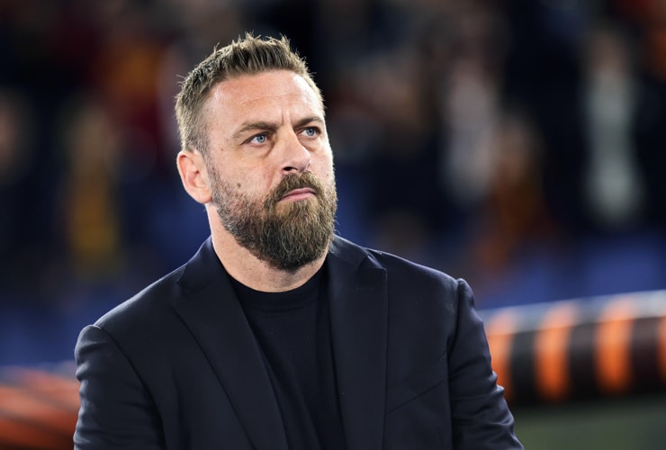 Daniele De Rossi in panchina allo Stadio Olimpico - Foto ANSA - Ilromanista.it