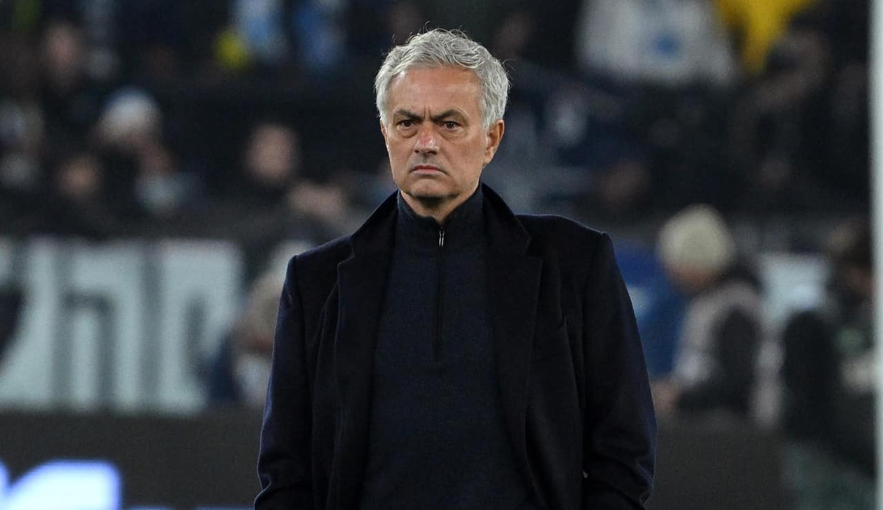 José Mourinho allo Stadio Olimpico di Roma - Foto ANSA - Ilromanista.it