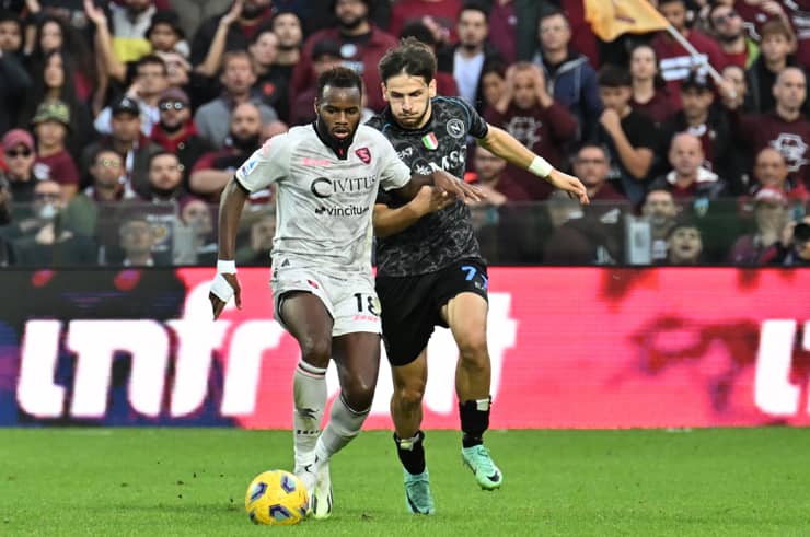 Lassana Coulibaly con la maglia della Salernitana - Foto ANSA - Ilromanista.it