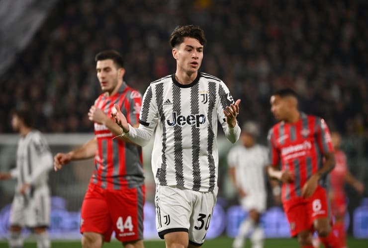 Matias Soulè con la maglia della Juventus - Foto Lapresse - Ilromanista.it