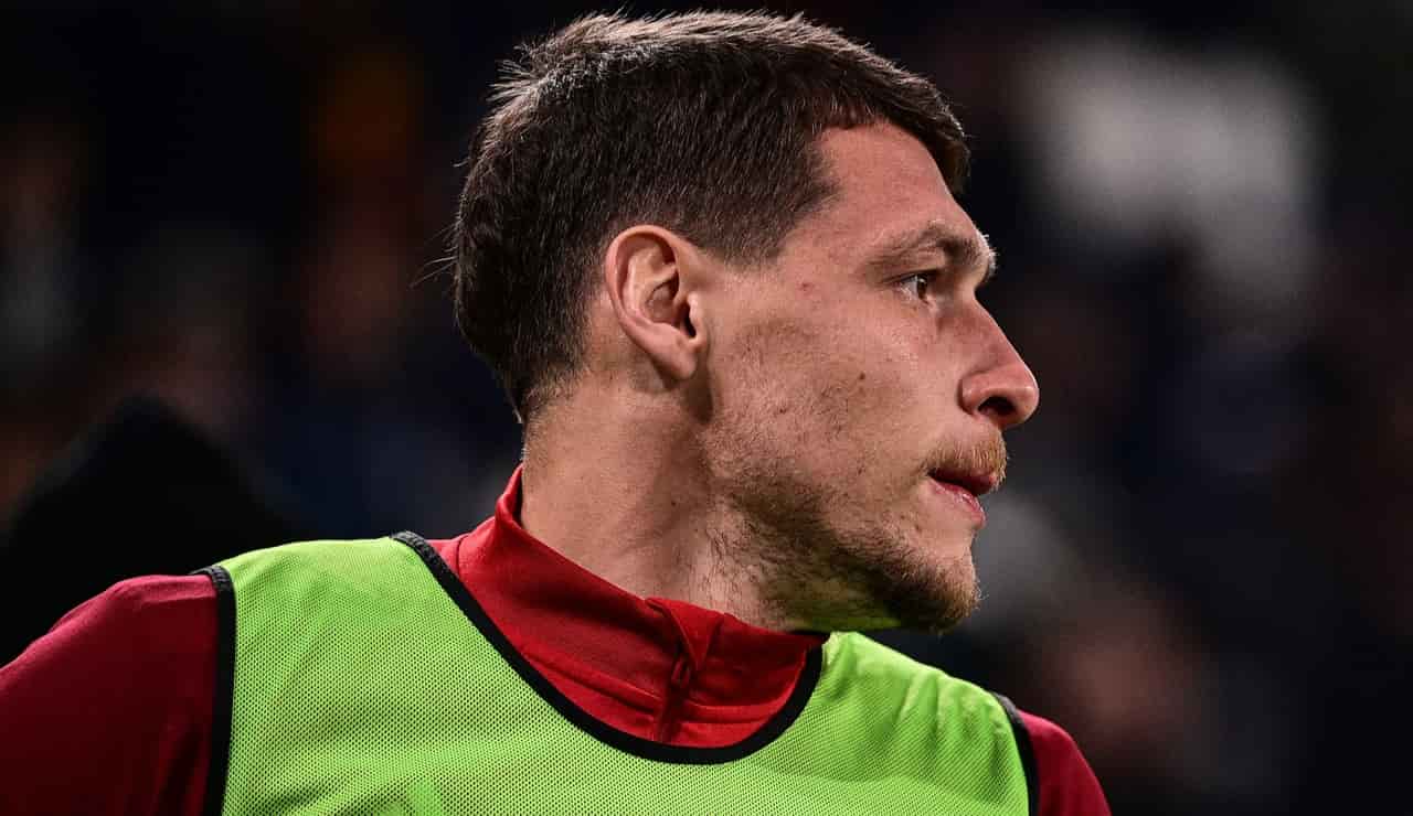 Andrea Belotti con la maglia della Roma - Foto Lapresse - Ilromanista.it