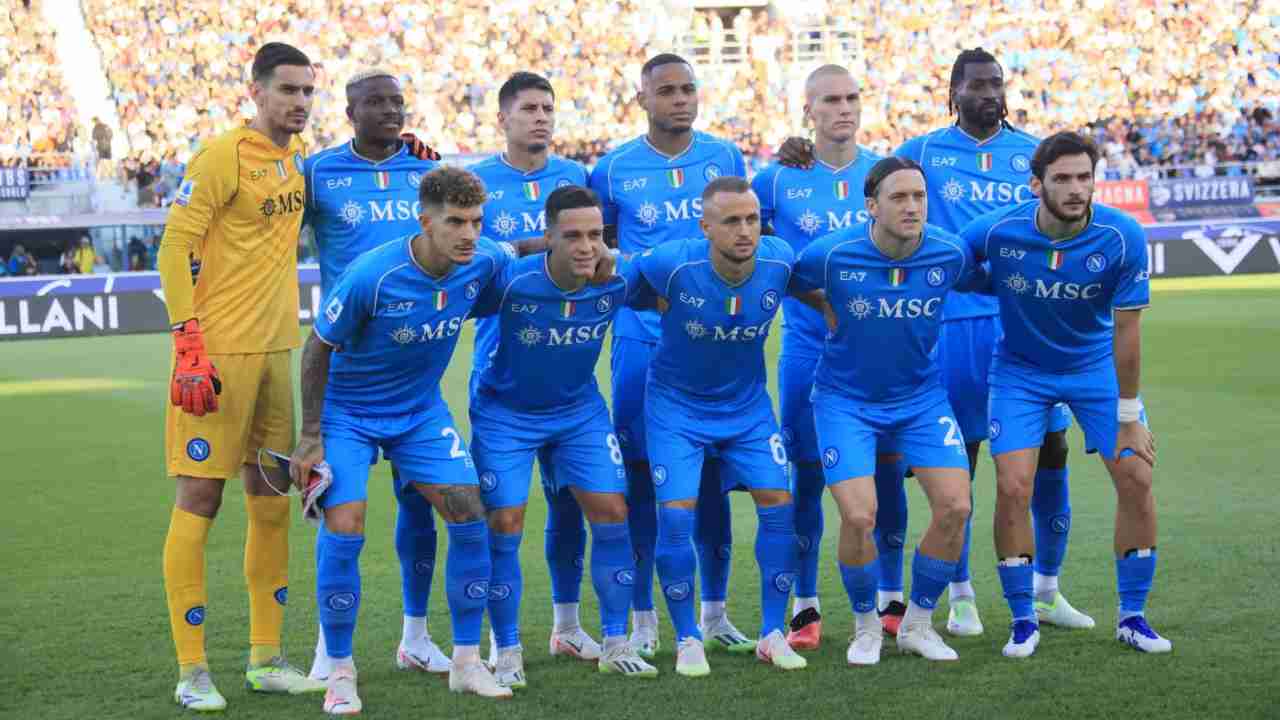 Foto di squadra per il Napoli - Lapresse - Ilromanista.it