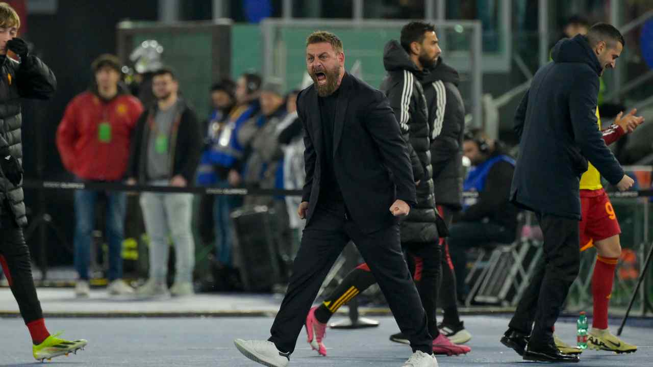 La gioia di Daniele De Rossi - Lapresse - Ilromanista.it