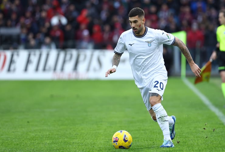 Mattia Zaccagni in campo con la maglia della Lazio - Foto Lapresse - Ilromanista.it