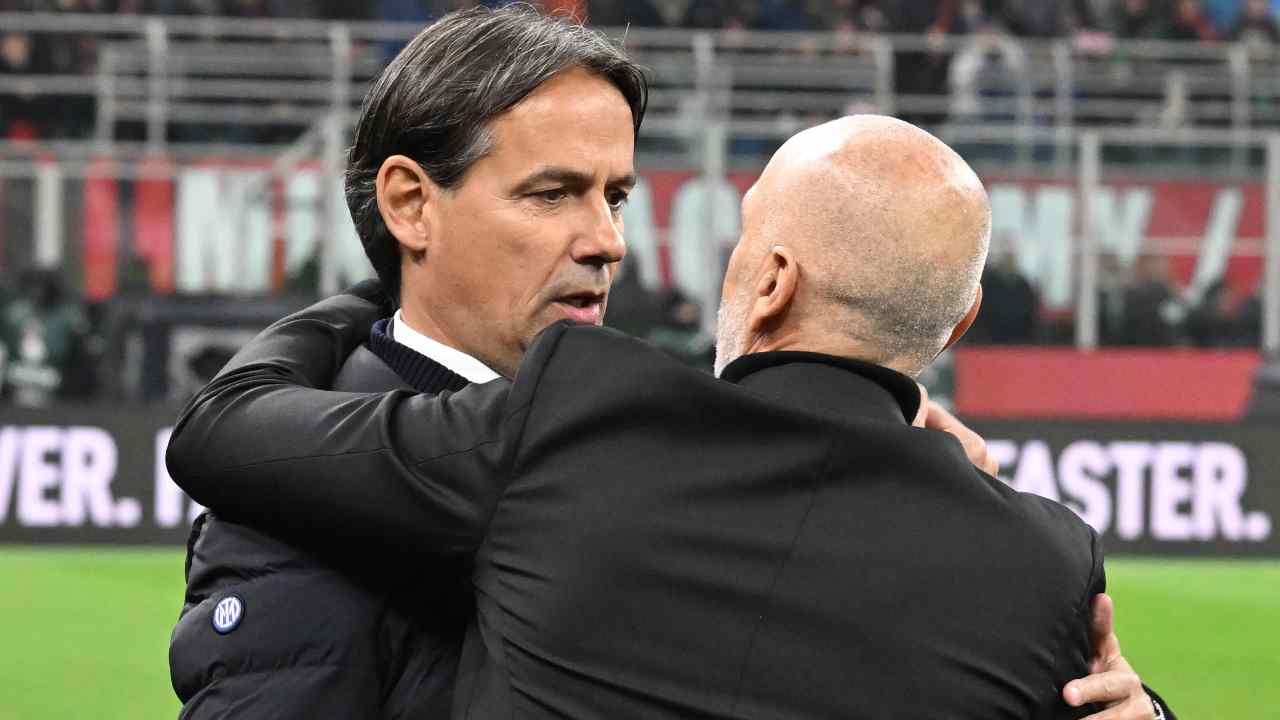 Simone Inzaghi e Stefano Pioli - ANSA - Ilromanista.it