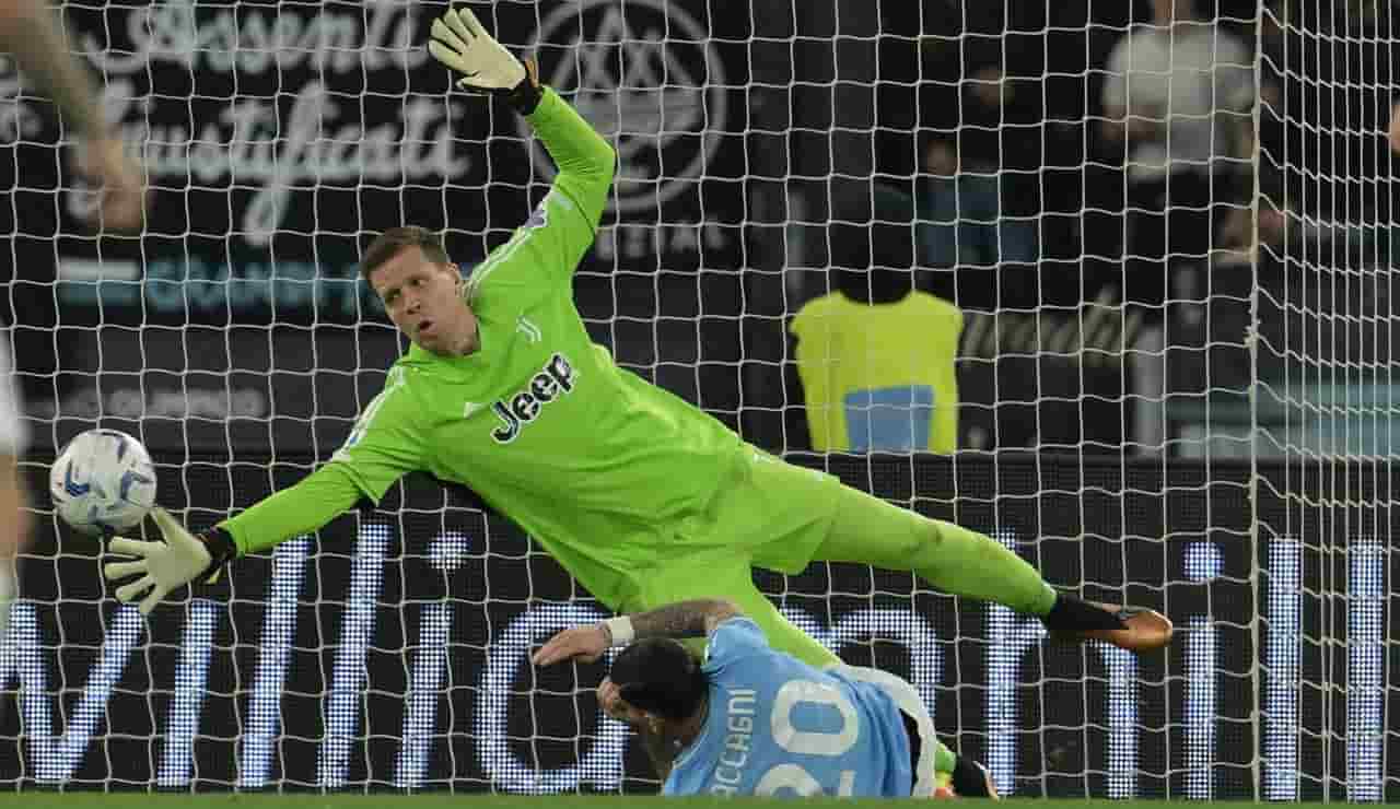 Una bella parata del portiere della Juventus Szczesny - Foto Lapresse - Ilromanista.it