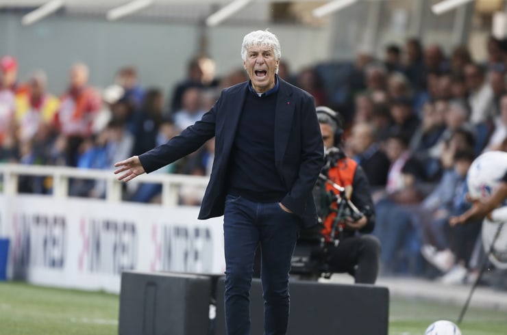 Gian Piero Gasperini a bordo campo - Foto Lapresse - Ilromanista.it