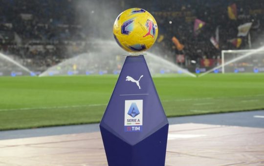 Il pallone della Serie A - Foto Lapresse - Ilromanista.it