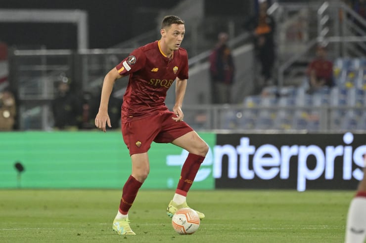 Matic in campo con la maglia della Roma - Foto Lapresse - Ilromanista.it