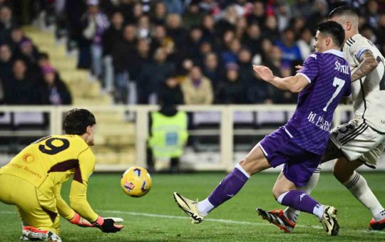 Un momento saliente di Fiorentina-Roma - Lapresse - Ilromanista.it