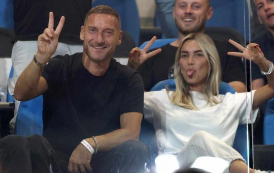 Francesco Totti e Noemi Bocchi - Lapresse - Ilromanista.it