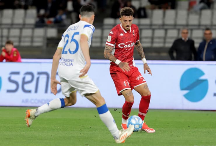 Nasti in campo con la maglia del Bari - Foto Lapresse - Ilromanista.it