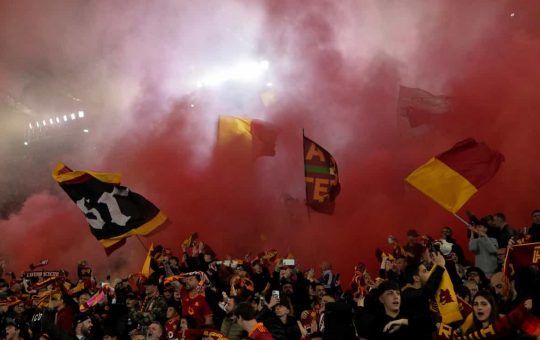 I tifosi della Roma - Foto Lapresse - Ilromanista.it