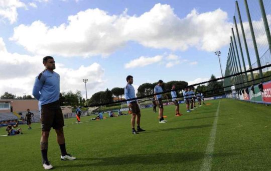La Lazio si allena a Formello - Lapresse - Ilromanista.it
