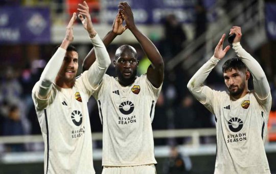 Mancini, Lukaku e Aouar - Lapresse - Ilromanista.it