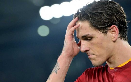 Nicolò Zaniolo con la maglia della Roma - Lapresse - Ilromanista.it