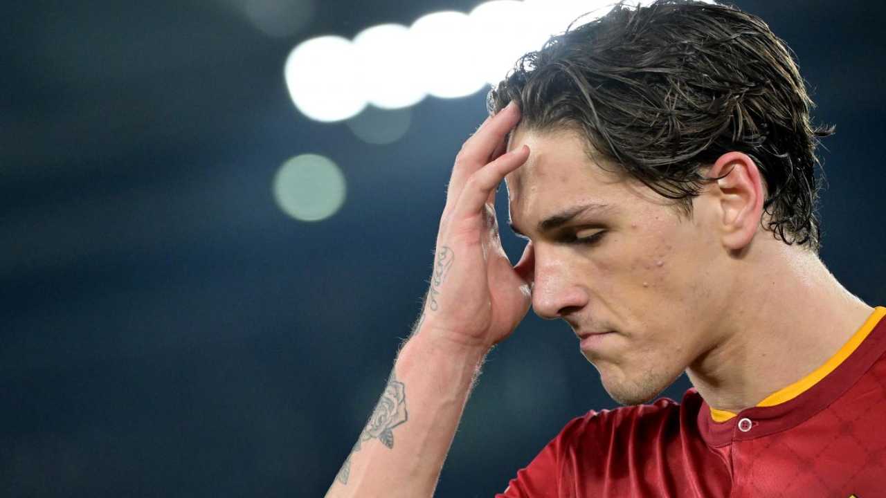 Nicolò Zaniolo con la maglia della Roma - Lapresse - Ilromanista.it