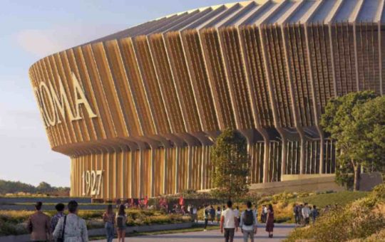 Nuovo Stadio della Roma - Fonte Twitter - ilromanista.it