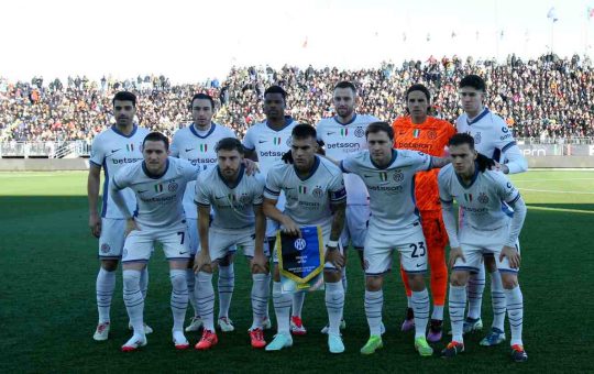 Foto di squadra per l'Inter - Lapresse - Ilromanista.it