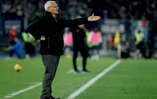 Roma-Lazio 2-0, Ranieri soddisfatto nel post gara: "Adesso siamo squadra. Mi aspetto una grossa partita a Bologna"