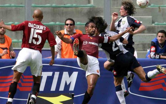 Scontro di gioco - Lapresse - ilromanista.it