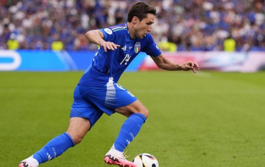 Federico Chiesa con la maglia azzurra - Lapresse - Ilromanista.it