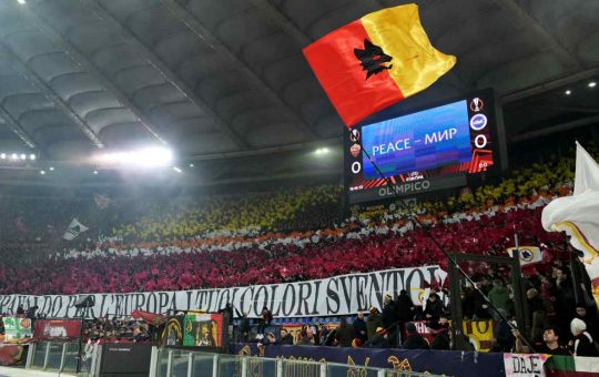 I tifosi della Roma allo Stadio Olimpico - Lapresse - Ilromanista.it