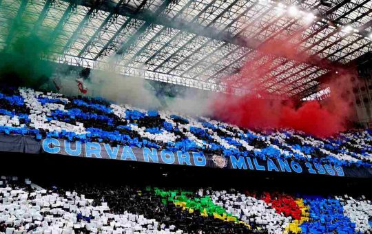 La curva Nord di San Siro - Foto Lapresse - Ilromanista.it