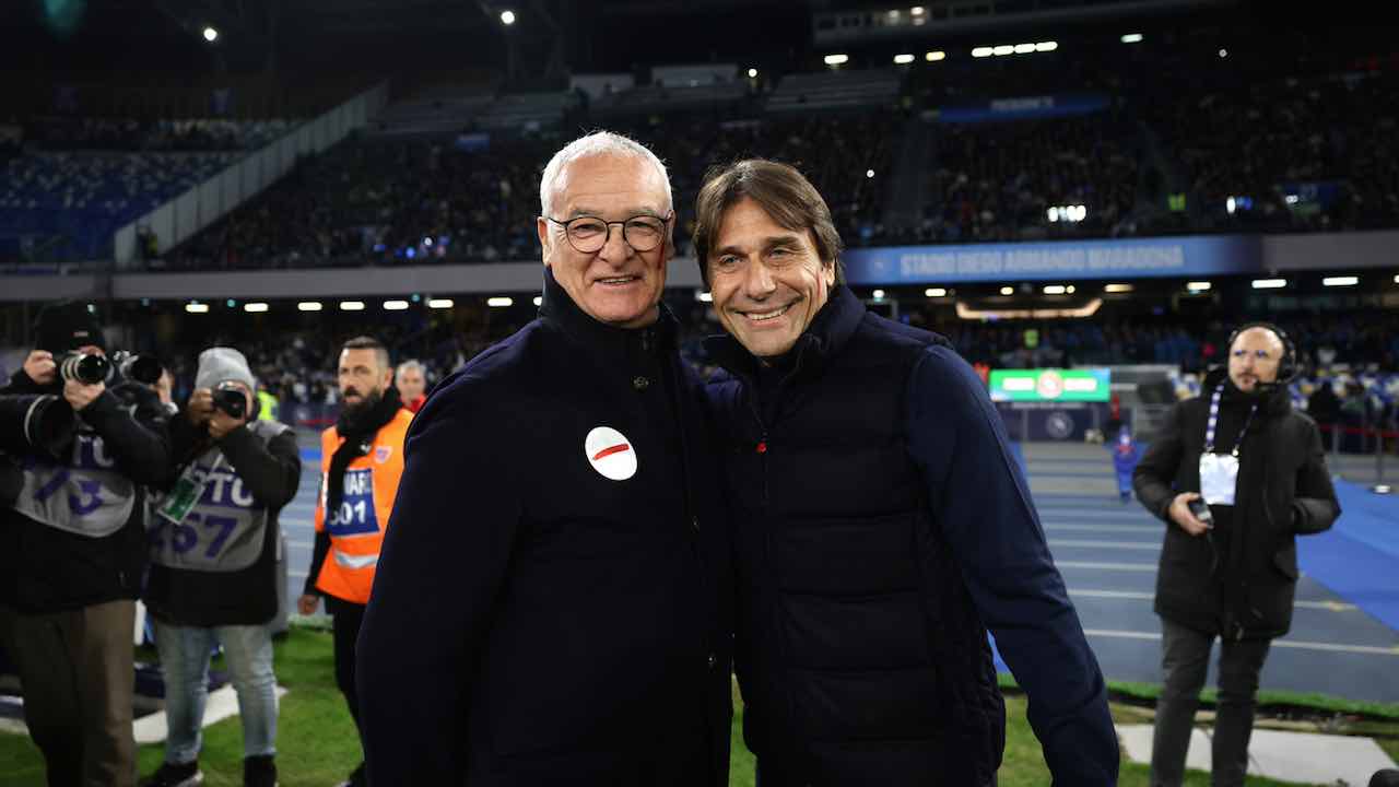 Formazioni ufficiali Roma-Napoli, ecco le scelte di Ranieri e Conte in vista del match in programma alle 20:45 allo stadio Olimpico