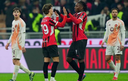 Uno scatto di Milan-Roma - Lapresse - Ilromanista.it