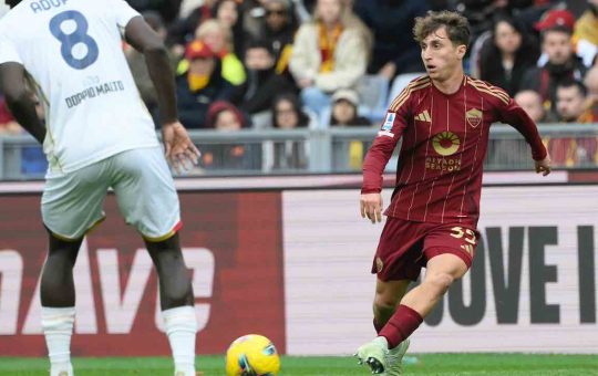 Roma-Cagliari 1-0, Baldanzi: "C'è un grande clima. L'obbiettivo sono i tre punti ogni domenica"