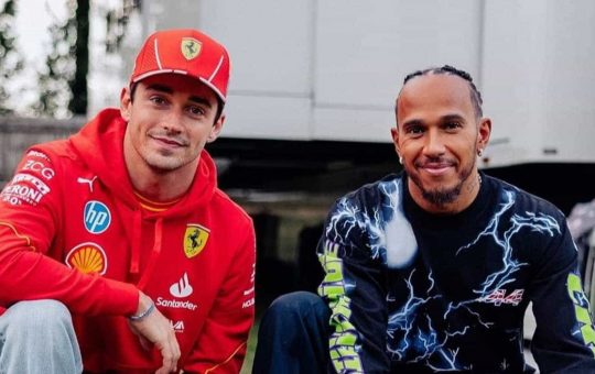 Charles Leclerc e Lewis Hamilton - Foto profilo Instagram di Lewis - Ilromanista.it