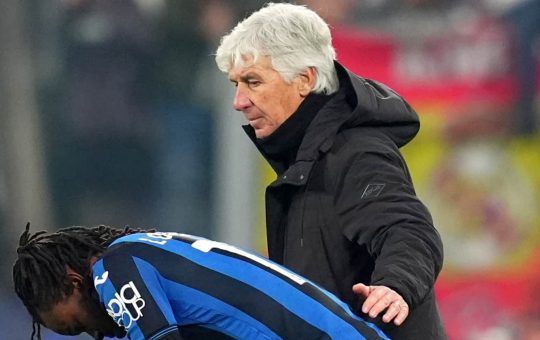 Gian Piero Gasperini e Ademola Lookman - Foto Lapresse - Ilromanista.it