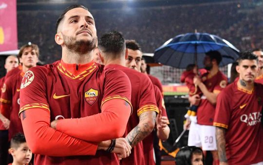 Kostas Manolas con la maglia della Roma - Lapresse - Ilromanista.it